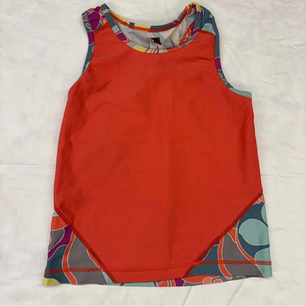 Tea Collection Size 5 Girls Activewear Tank Top and Cropped Leggings Set HTF‎